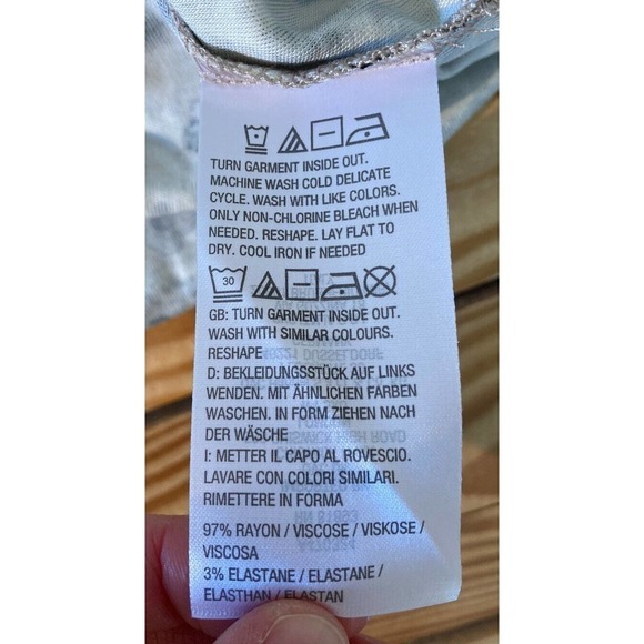 NEW Isaac Mizrahi Live Scoop Neck Long Sleeve Tunic Size Small Women’s Wheat - Picture 4 of 8